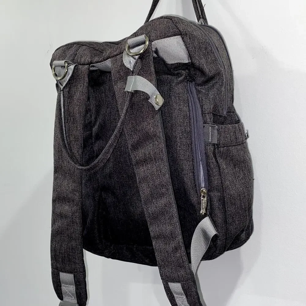 Ruvalino Diaper Bag Backpack in Dark Gray
